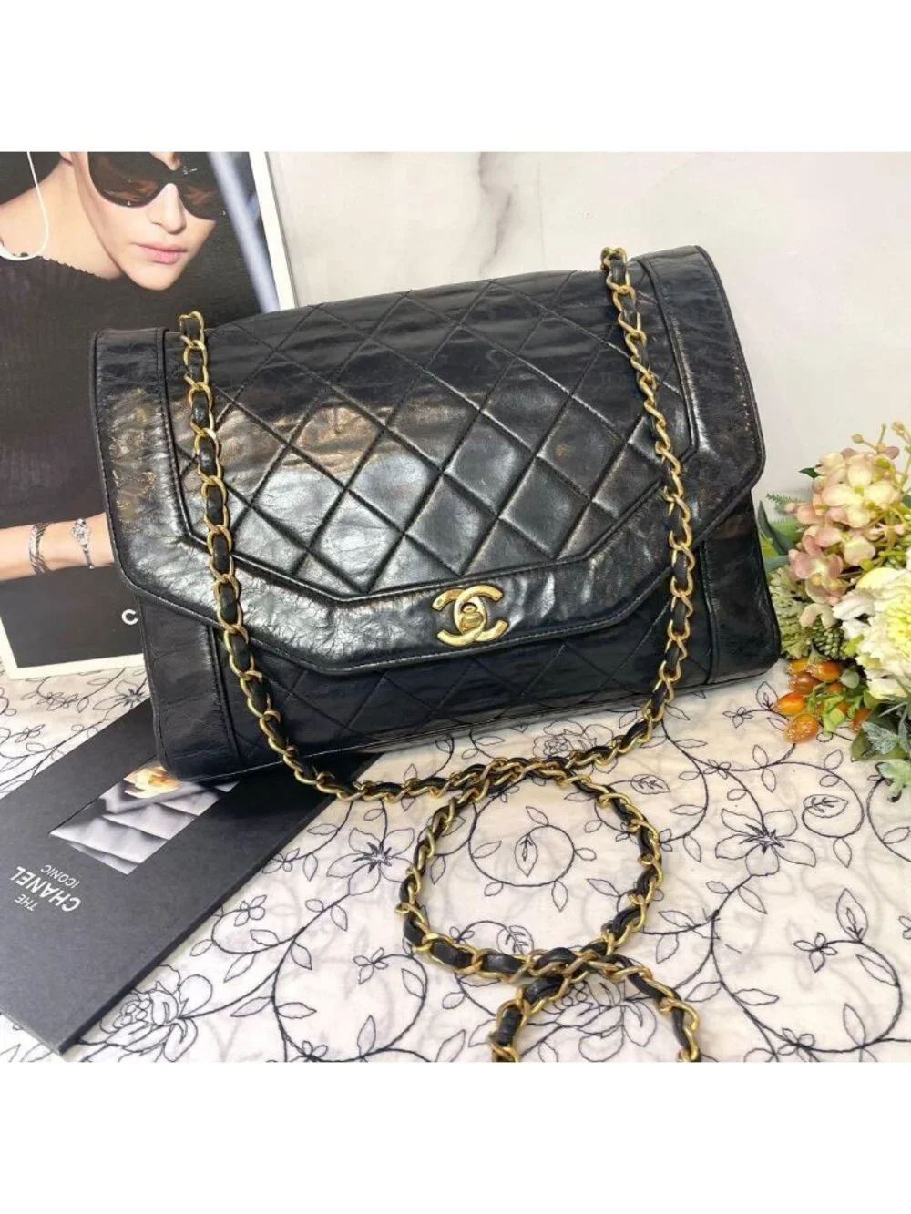 Chanel Vintage Mademoiselle Quilted Shoulder Bag